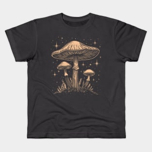 Spore Symphony Mushroom Kids T-Shirt